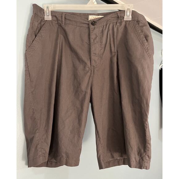 Linen by Basix‎ of America Shorts Grayish Brown Size XXL - Picture 1 of 10